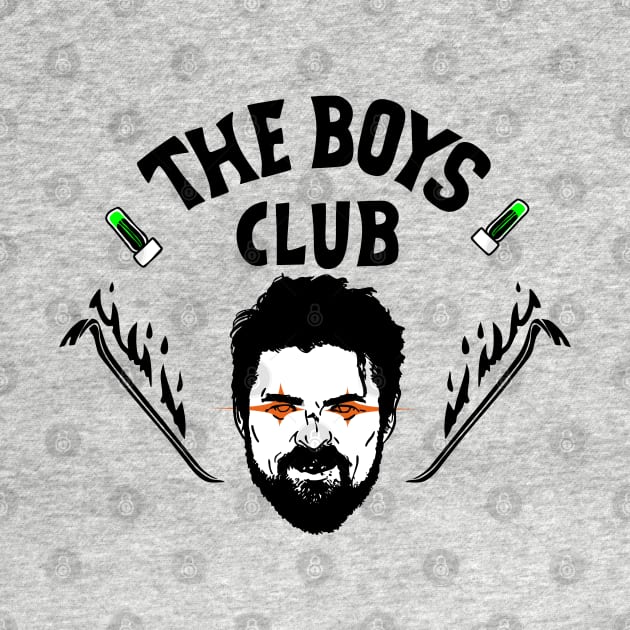 Boys Club Superhero 80's Logo Parody by BoggsNicolas